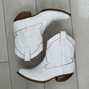 Jeffrey Campbell Calvera Bootie in White